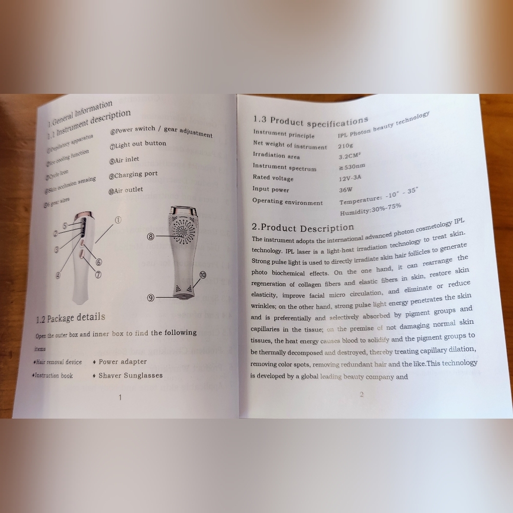 IPL Laser Hair Removal Device - Picture 3 of 4